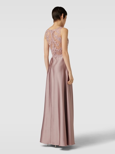 Laona Abendkleid mit Ziersteinbesatz Rose 5