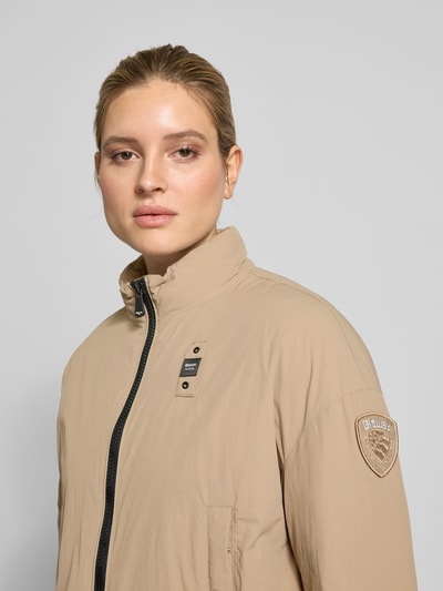 Blauer Usa Jacke mit Zweiwege-Reißverschluss Modell 'BELLAMI' Beige 3