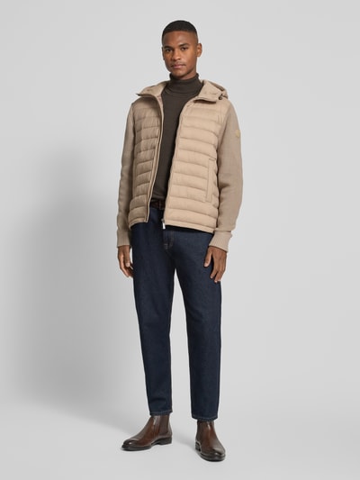 Colmar Originals Regular Fit Steppjacke mit Kapuze und Zweiwege-Reißverschluss Beige 1