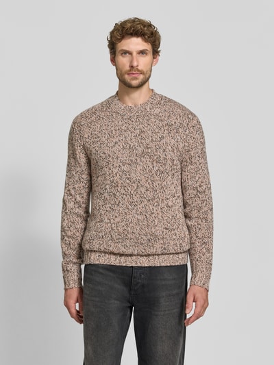 FTC Cashmere Slim Fit Strickpullover aus reinem Kaschmir Beige 4