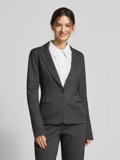 GUIDO MARIA KRETSCHMER WOMAN Slim Fit Blazer mit Reverskragen Modell 'CHARLIE' Anthrazit 4