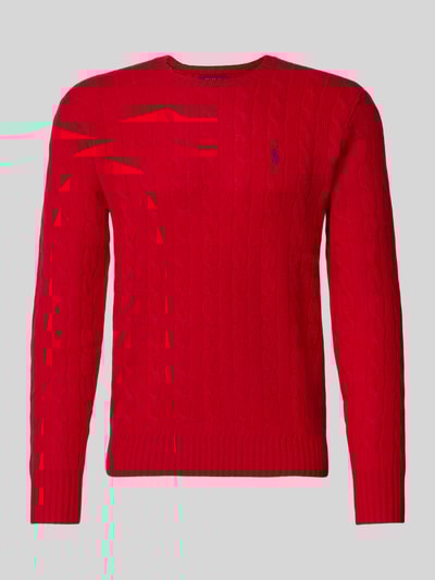 Polo Ralph Lauren Regular Fit Strickpullover aus Woll-Kaschmir-Mix Rot 2