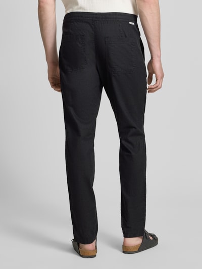 Tom Tailor Rechte broek van linnen-katoenmix Zwart - 5