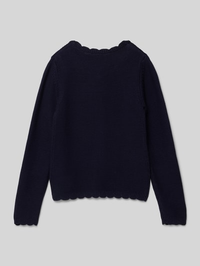 Blue Seven Regular Fit Jacke in Strick-Optik Marine 3