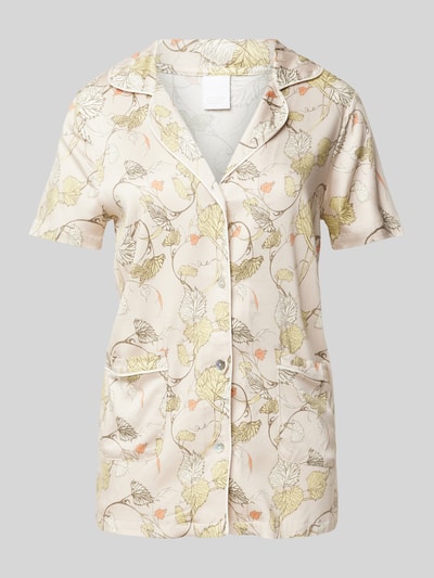 CCDK Copenhagen Pyjamatop met resortkraag, model 'Josephine' Beige - 1