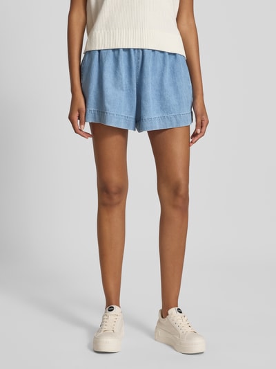 Pieces Jeansshorts aus reiner Baumwolle Modell 'FLORA' Hellblau 4