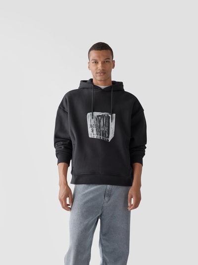 Jacquemus Hoodie mit Label-Print Dunkelblau 4