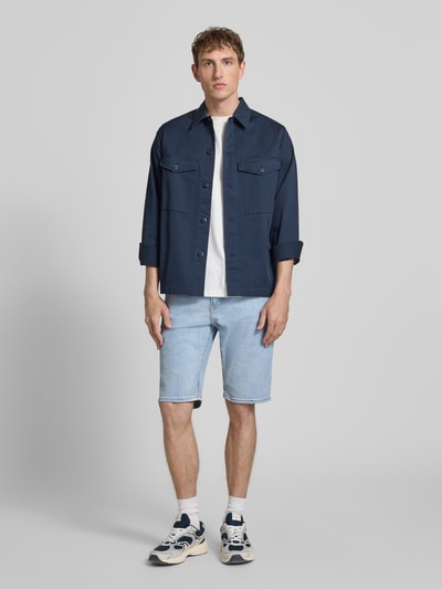 Pepe Jeans Regular Fit Jeansshorts aus Baumwoll-Mix Modell 'CASH' Hellblau 1