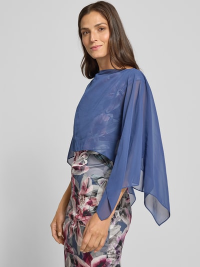 Swing Stola van chiffon Blauw - 3