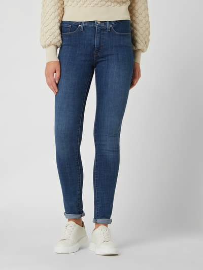 Levi's® 300 Shaping Skinny Fit Jeans mit Stretch-Anteil Modell '311™' Dunkelblau 4