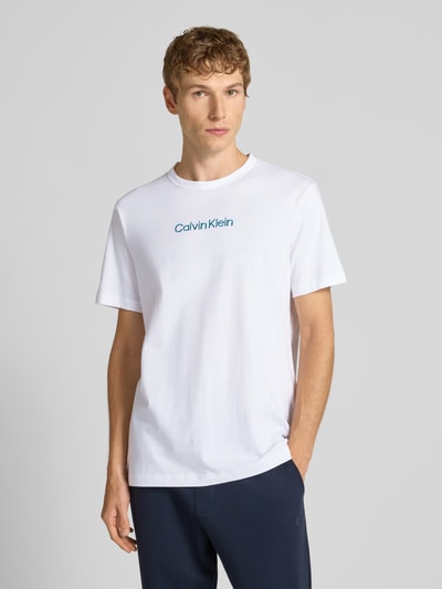 Calvin Klein Underwear T-shirt z wyhaftowanym logo Biały 4