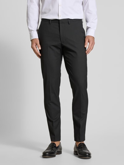 MCNEAL Super Slim Fit Anzughose mit Eingrifftaschen Black 4