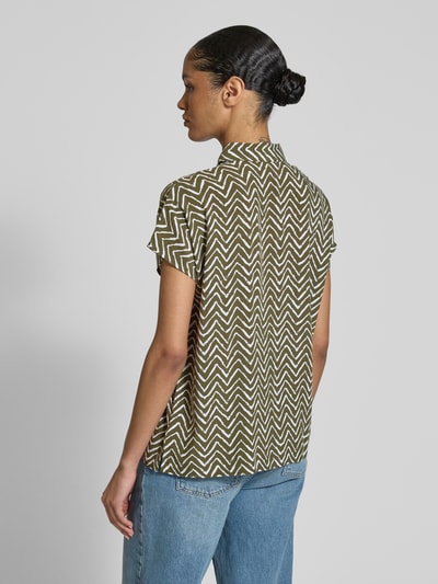 Christian Berg Woman Relaxed Fit Bluse mit Kappärmeln Schilf 5