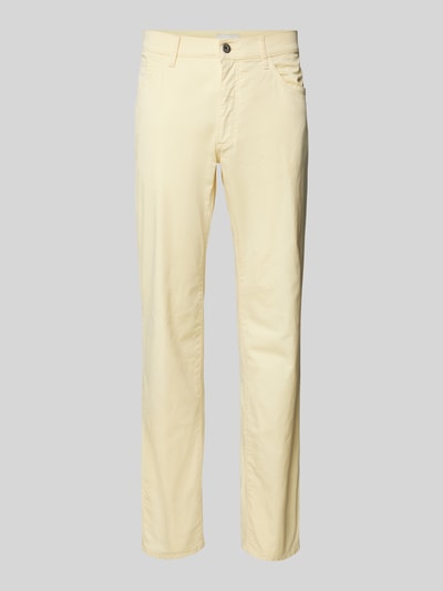 Brax Regular Fit Chino im 5-Pocket-Design Modell 'ULTRALIGHT' Hellgelb 2