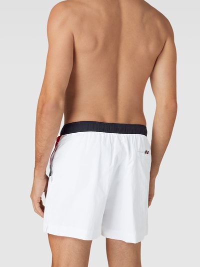 Tommy Hilfiger Badehose im Colour-Blocking-Design Weiss 4