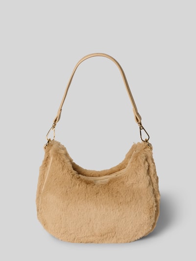 VALENTINO BAGS Handtasche aus Kunstfell Sand 3