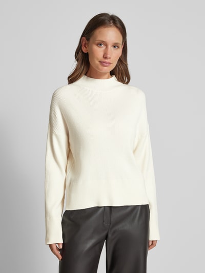 QS Strickpullover mit Turtleneck Offwhite 4