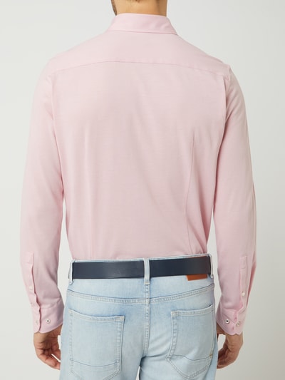 Joop! Slim Fit Slim fit zakelijk overhemd van piqué, model 'Pero' Rosé - 5