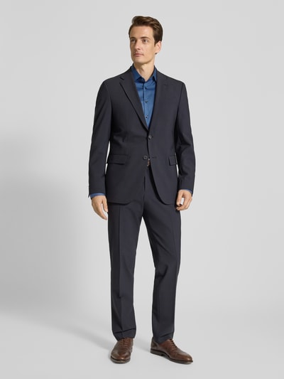 Christian Berg Men Regular Fit Businesshemd mit Kentkragen Marine 1