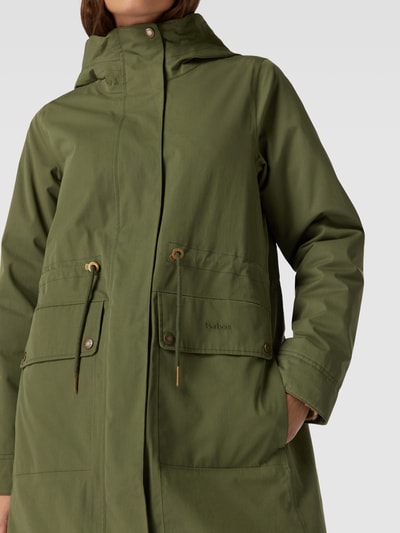 Barbour Jacke mit Kapuze Modell 'BOWLEES' Oliv 3