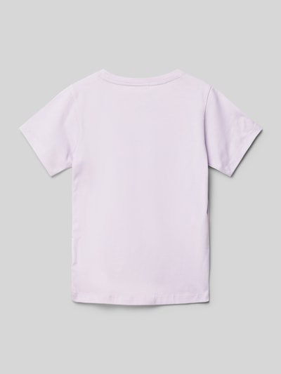 CHAMPION T-shirt met labelprint Lila - 3