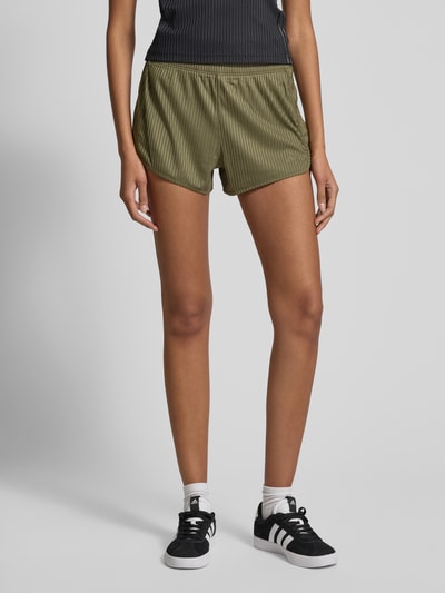 ADIDAS SPORTSWEAR Relaxed Fit Shorts in Ripp-Optik Modell 'PACER' Khaki 4