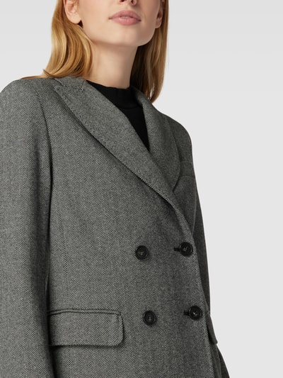 Weekend Max Mara Blazer mit Allover-Muster Modell 'Rodeo' Black 3