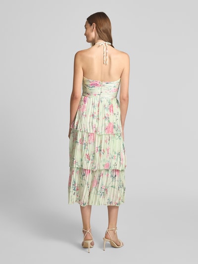 Lipsy Cocktailjurk met halter Bleu - 5