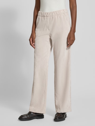 MAC Stoffen broek met Franse steekzakken, model 'Chiara' Offwhite - 4