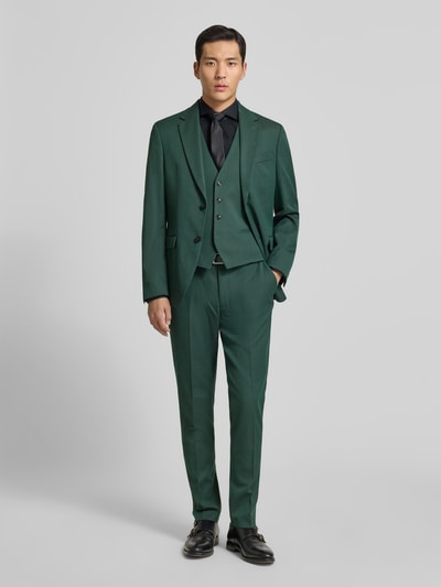 BOSS Koszula biznesowa o kroju slim fit z bawełny z kołnierzykiem typu kent model ‘HANK’ Czarny 1