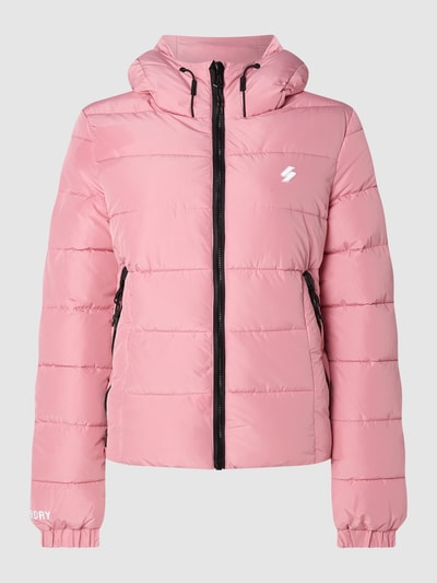 Superdry Steppjacke mit Label-Stitching Modell 'SPIRIT' Rosa 1