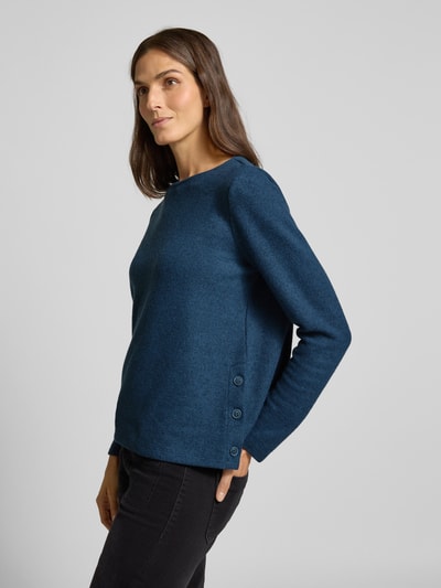 Tom Tailor Regular fit sweatshirt met viscose Petrol - 3