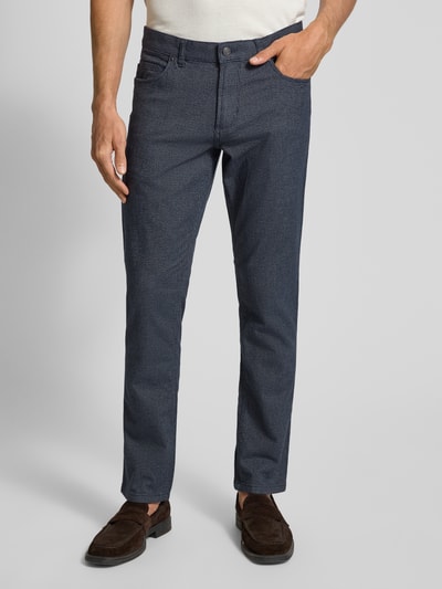 Christian Berg Men Straight Fit Hose mit Eingrifftaschen Marine 4