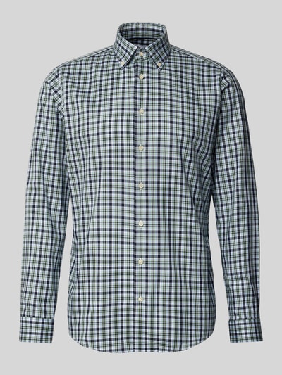 Christian Berg Men Regular fit vrijetijdsoverhemd met button-downkraag Groen - 2