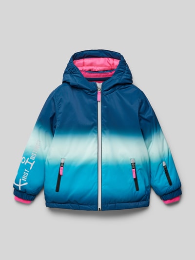 Killtec Funktionsjacke mit Label-Print Blau 1