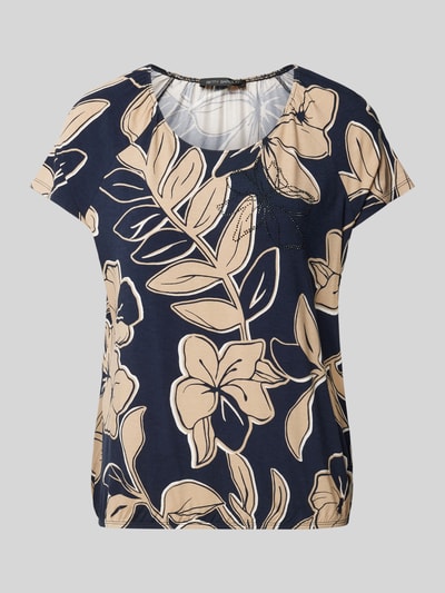 Betty Barclay T-shirt met boothals Marineblauw - 2