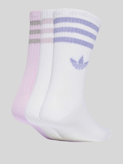 adidas Originals Skarpety z mieszanki bawełny w zestawie 3 szt. Jasnofioletowy 3