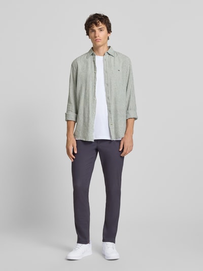 JACK & JONES Spodnie o kroju slim fit z kieszeniami z tyłu model 'MARCO' Granatowy 1