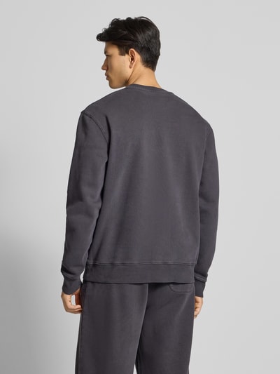 DEUS EX MACHINA Sweatshirt mit Label-Stitching und Rundhalsausschnitt Black 5