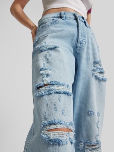 Tommy Jeans Loose Fit Jeans im Destroyed-Look Modell 'BETSY' Hellblau 3