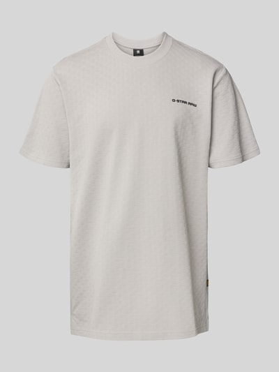 G-Star Raw Loose Fit T-Shirt mit Rundhalsausschnitt Hellgrau 2