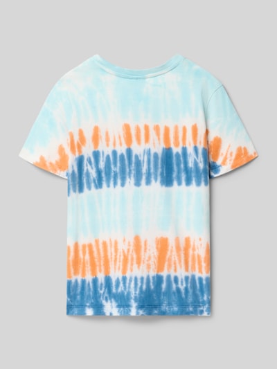 Produktfoto, Regular Fit T-Shirt aus reiner Baumwolle von s.Oliver RED LABEL Kinder T-Shirt mit Farbverlauf, Batik-Muster, Rundhals, Kurzarm, glatte Textur