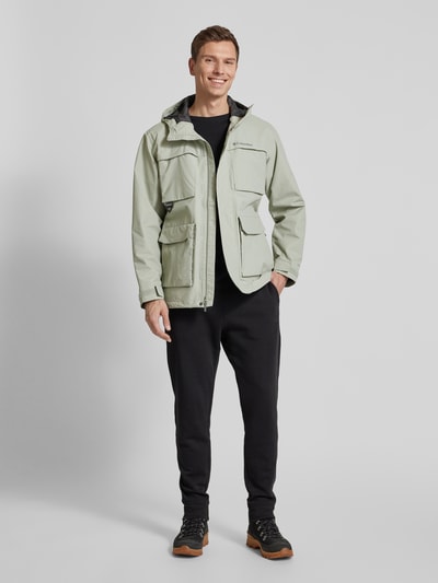 COLUMBIA Jacke mit Label-Print Modell 'Landroamer' Mint 1