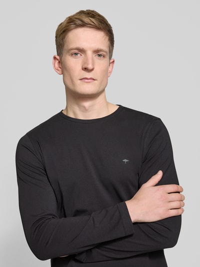 Fynch-Hatton Longsleeve mit Logo-Print Black 3