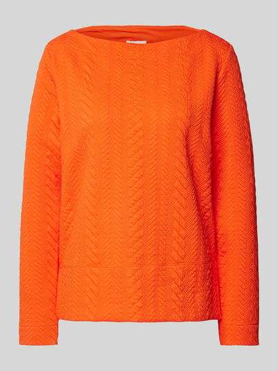 s.Oliver RED LABEL Relaxed Fit Sweatshirt mit Baumwolle Orange 2