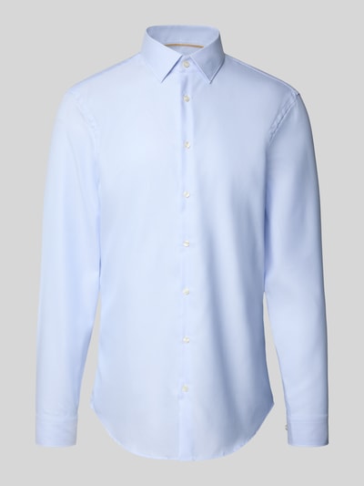 Jake*s Slim Fit Business-Hemd mit Kentkragen Bleu 2