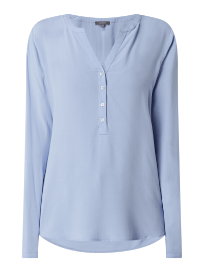 Montego Blouseshirt van viscose  IJsblauw - 2