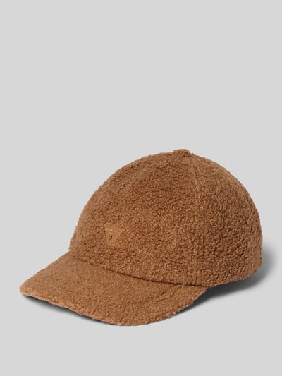 GUESS cap met teddyfleece-fleecelook Cognac - 1