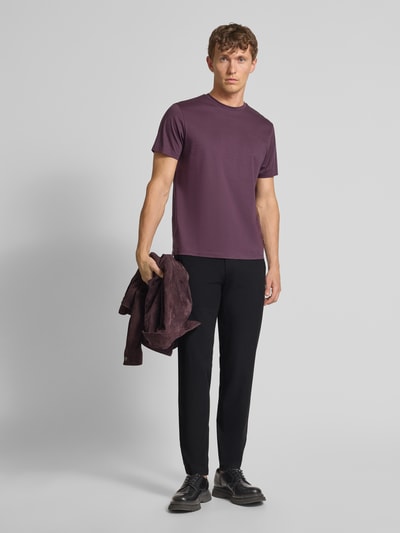 Brax Straight fit stoffen broek met Franse steekzakken, model 'PHIL' Zwart - 1