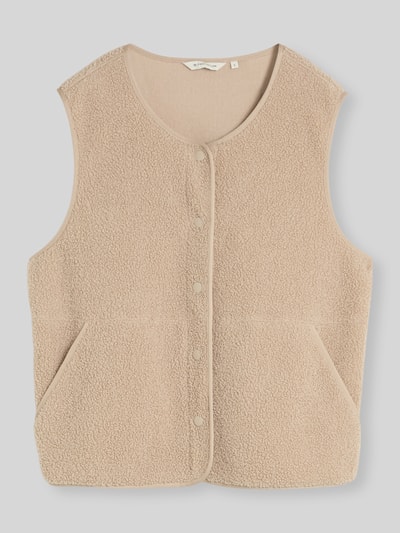 Tom Tailor Regular Fit Weste in Teddy-Optik  Beige 2